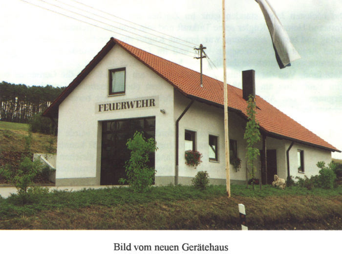 Bild vom neuen Gerätehaus